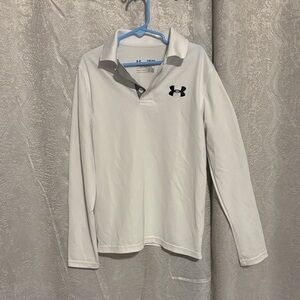 Under Armour Kids White Polo Shirt
